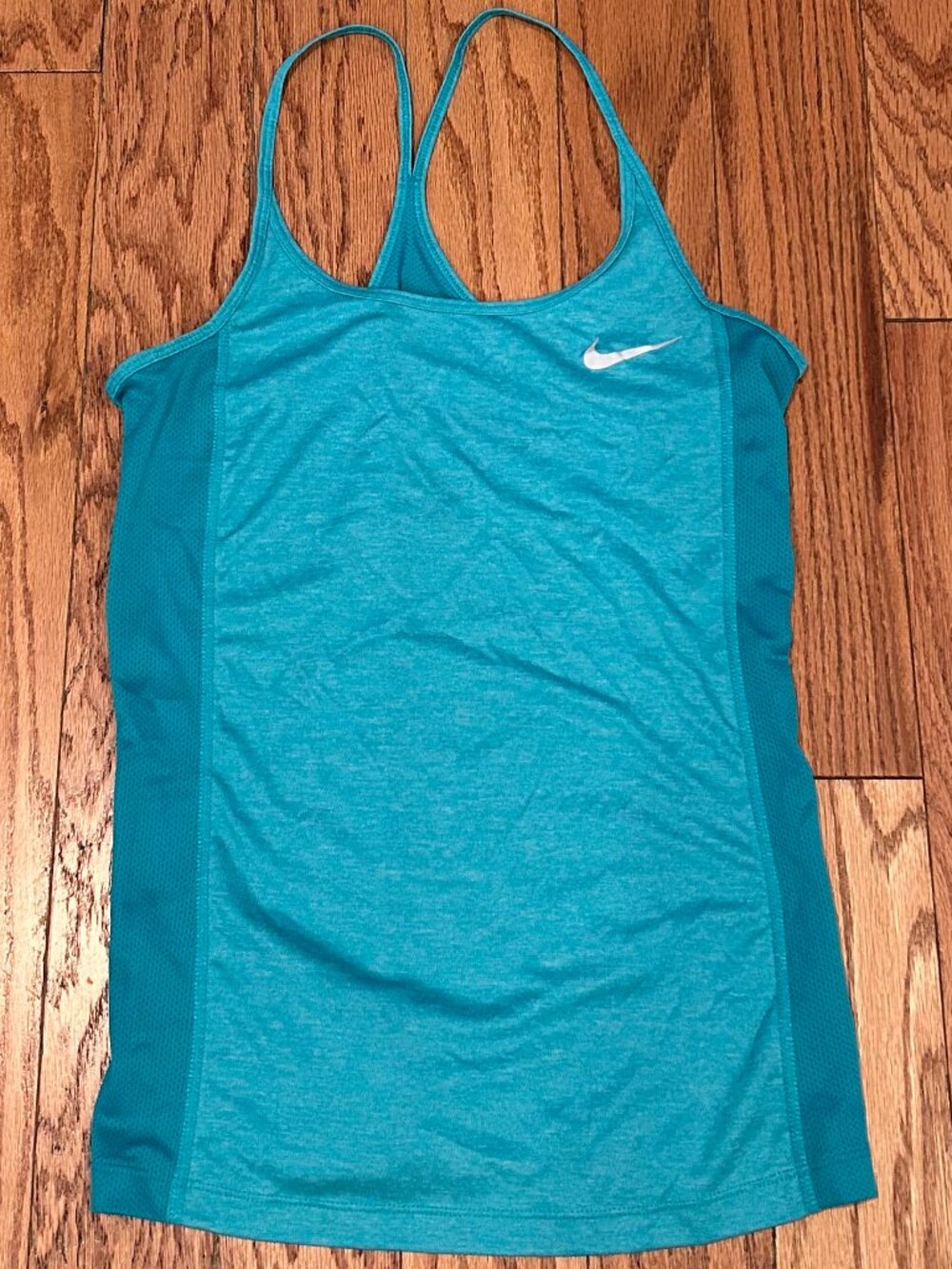 NIKE Teal Dri-FIT Workout Tank Top Racerback Size S